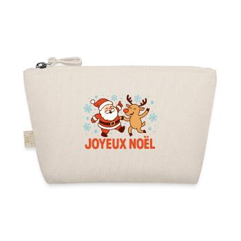 Noël Danse Santa et Renne - Trousse biologique - nature - Devant