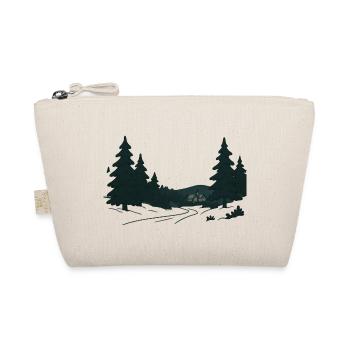 Night Forest Path into Christmas - Organic Pouch - nature - Front