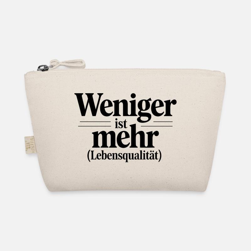 Citation minimalisme « Moins c’est plus » de qualité de vie Trousse biologique