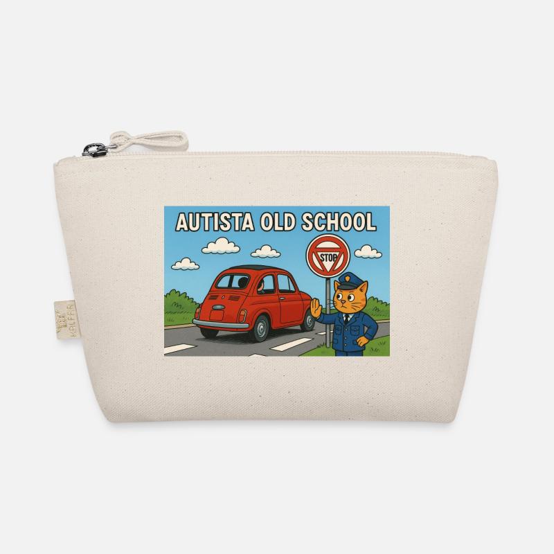 Autista_old_school - Bio-Täschchen - Natur