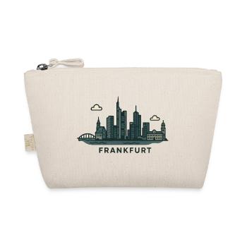 Frankfurter Skyline  - Bio-Täschchen - Natur - Vorne