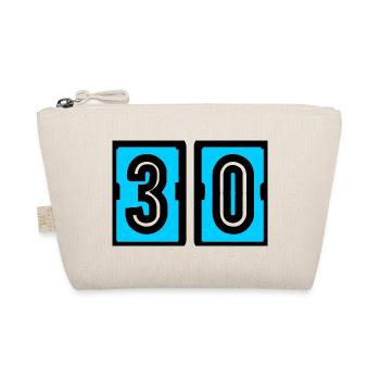 30. 30 ANS. 30e ANNIVERSAIRE. ANNIVERSAIRE 30 ANS. - Trousse biologique - nature - Devant