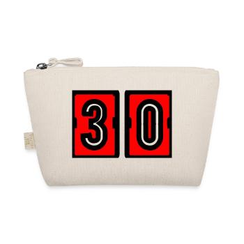 30. 30 YEARS. 30th ANNIVERSARY. 30 YEARS ANNIVERSARY. - Organic Pouch - nature - Front