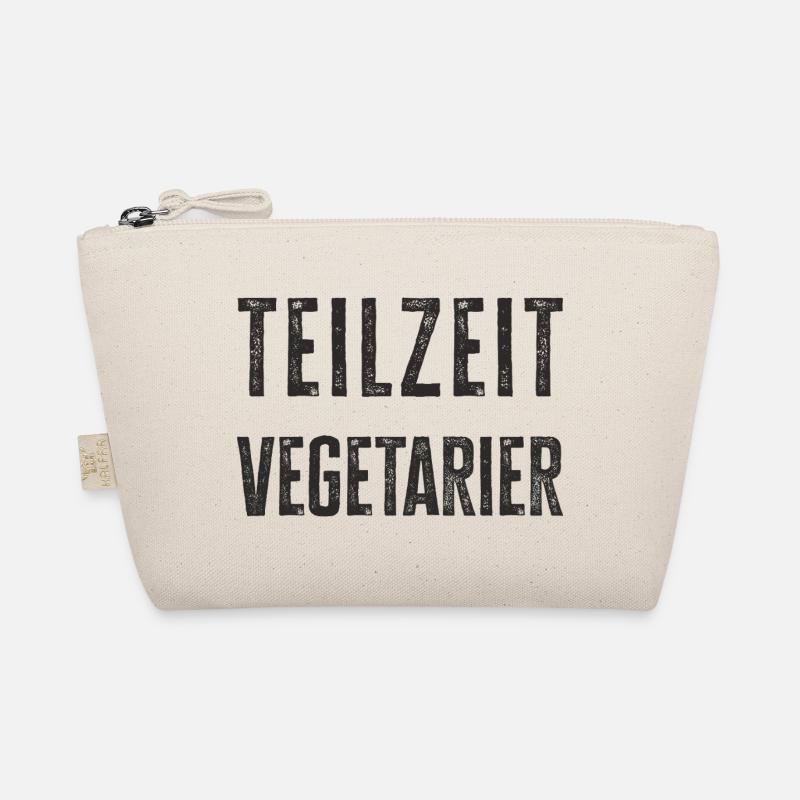 Conception de t-shirt végétarienne à temps partiel Trousse biologique