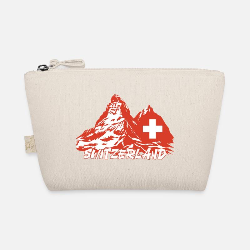 Switzerland-Wintersport-Ski-Berge - Bio-Täschchen - Natur