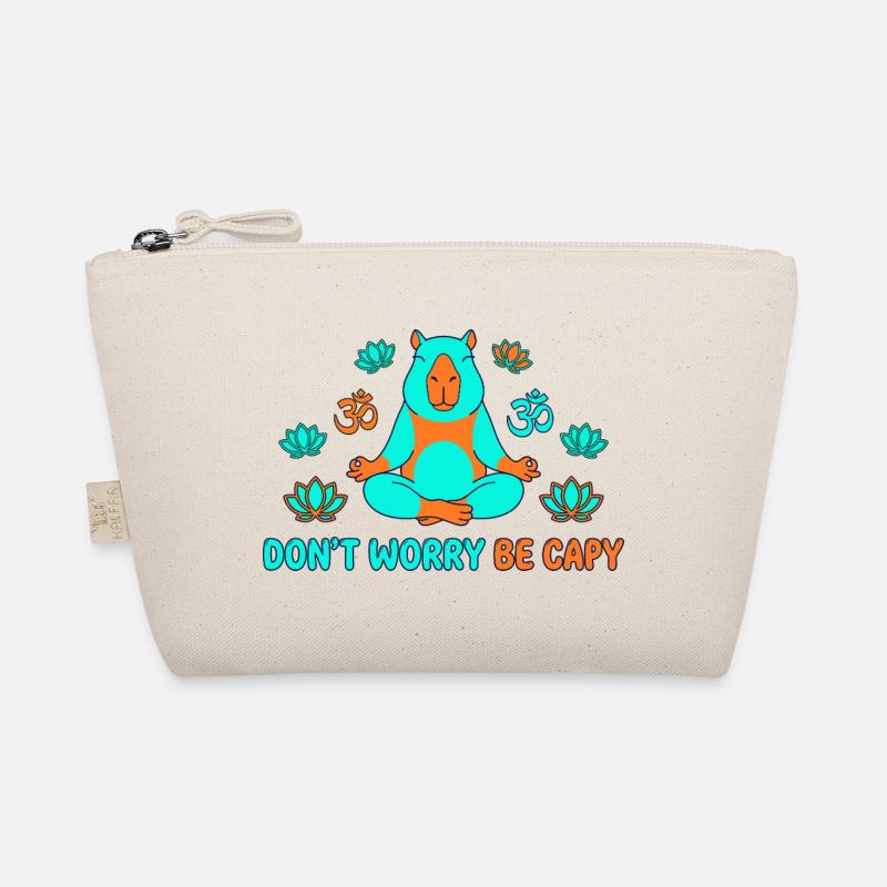 Don't Worry Be Capy Yoga Organic Pouch