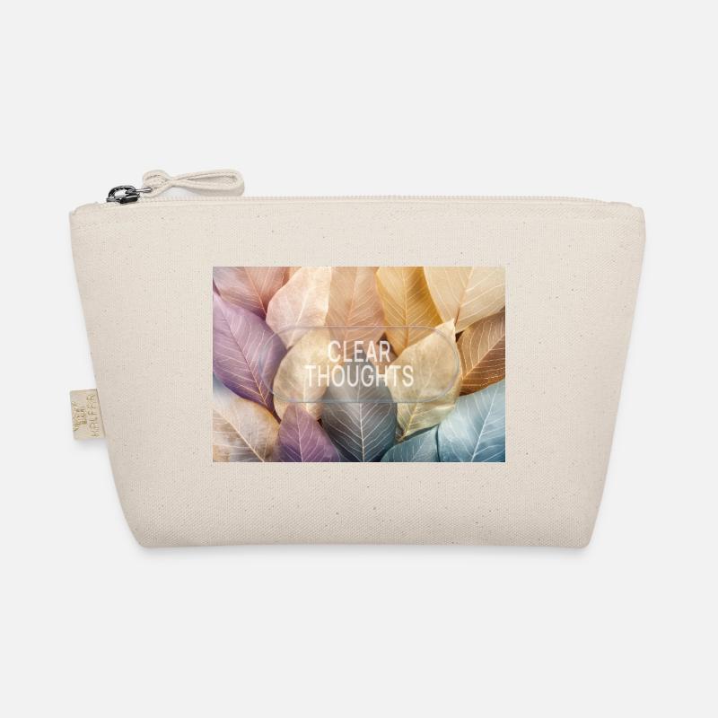 Clear Thoughts – Minimalistisches Glas Design Bio-Täschchen