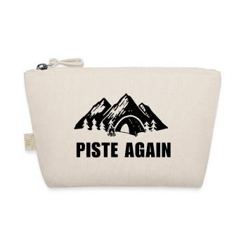 PISTE AGAIN. SKI. SKI WINTE SPORT - Organic Pouch - nature - Front