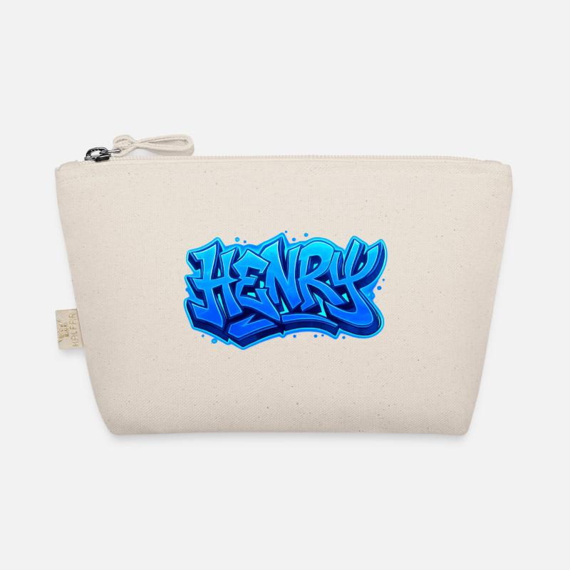 Graffiti HENRY Name Gift Ideal Printable On Organic Pouch