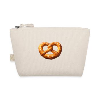 Low poly bretzel orange polygonal - Trousse biologique - nature - Devant