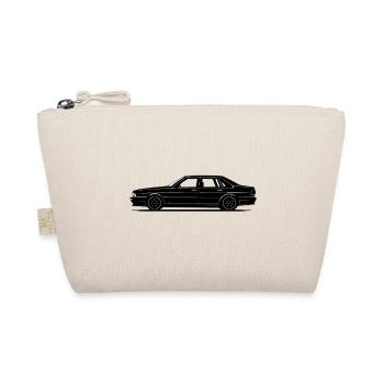 Vintage Limousine Line Art - Organic Pouch - nature - Front