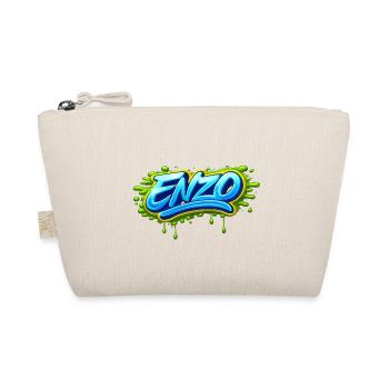 GRAFFITI-NAME ENZO FÜR PERFEKTES GESCHENK DRUCKBAR - Bio-Täschchen - Natur - Vorne