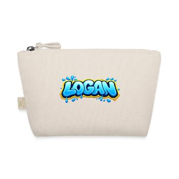 LOGAN GRAFFITI NAME FOR PERFECT GIFT PRINTABLE - Organic Pouch - nature - Front