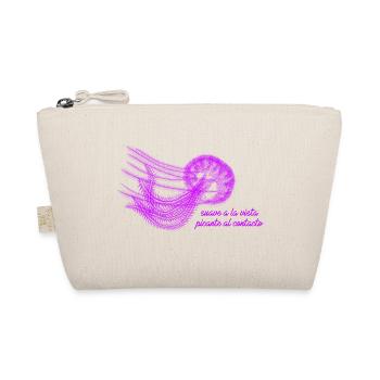 Jellyfish - soft to the eye and spicy to the touch - Organic Pouch - nature - Front