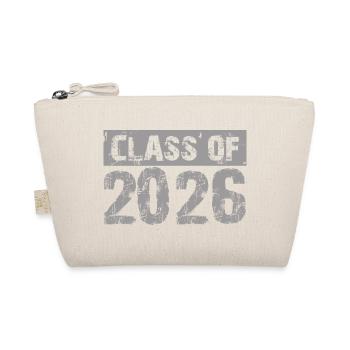Abschlussjahrgang 2026 Class of - Schüler Student - Bio-Täschchen - Natur - Vorne