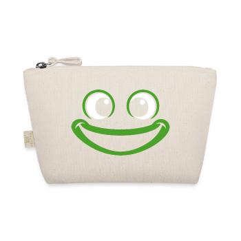 Frog | Big Face Costume Carnival Disguise - Organic Pouch - nature - Front