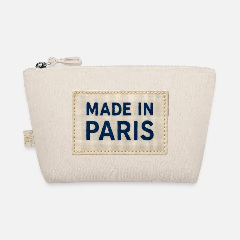 Made in Paris Fabric Patch Bio-Täschchen