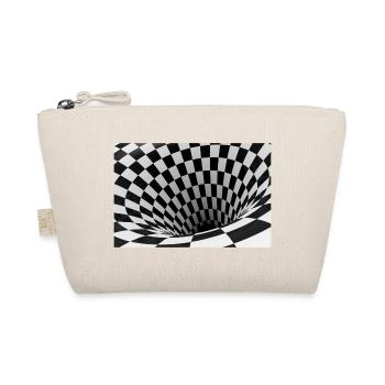Vortex damier noir et blanc - Trousse biologique - nature - Devant