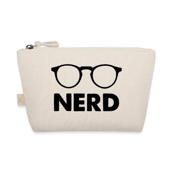Brille Nerd - Bio-Täschchen - Natur - Vorne