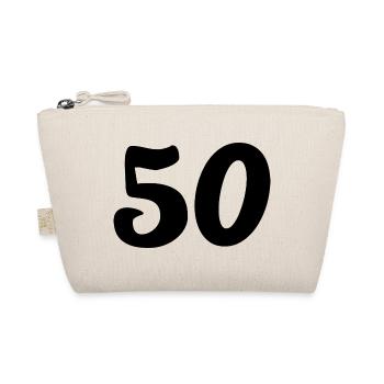 50. 50 ANS. 50e ANNIVERSAIRE. ANNIVERSAIRE 50 ANS. - Trousse biologique - nature - Devant