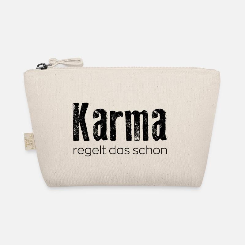Karma regelt das schon - Bio-Täschchen - Natur