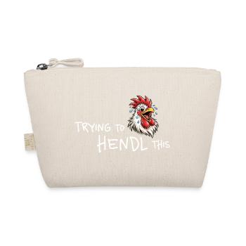 Hendl This: Chicken Humor - Organic Pouch - nature - Front