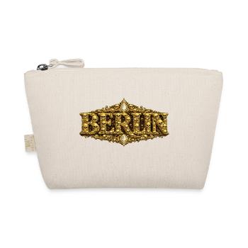 Baroque BERLIN with skull - Organic Pouch - nature - Front