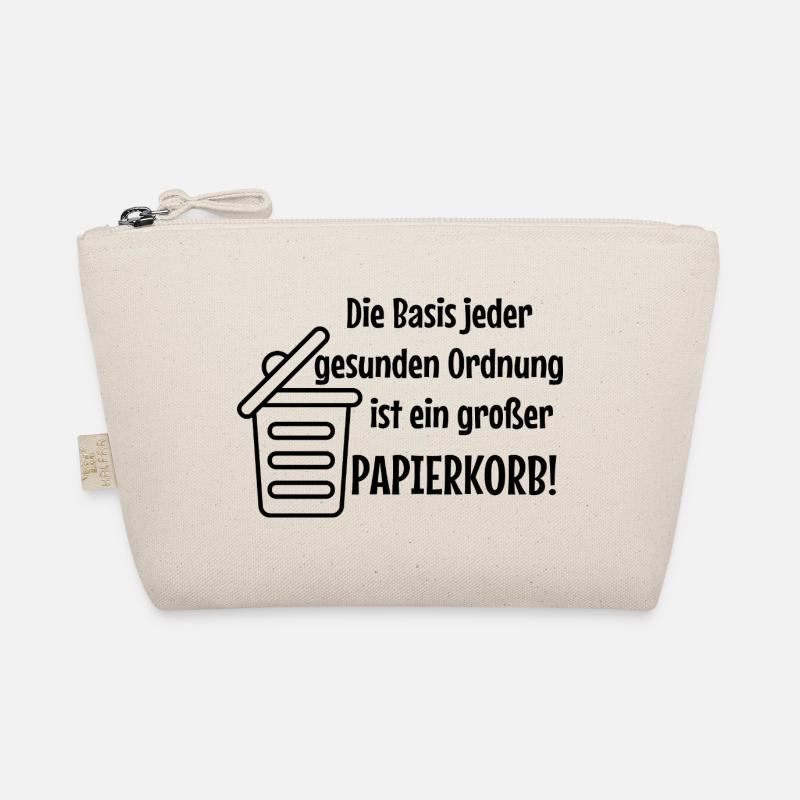 Basic Order: Large Wastepaper Bin Witzer Saying Office Organic Pouch