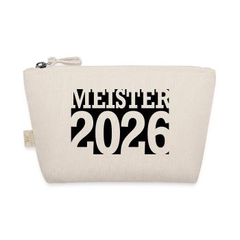 Meister 2026 Meisterschaft - Bio-Täschchen - Natur - Vorne