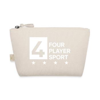 4 Four Player Sport Team Outfit Padel Tennis - Organic Pouch - nature - Front