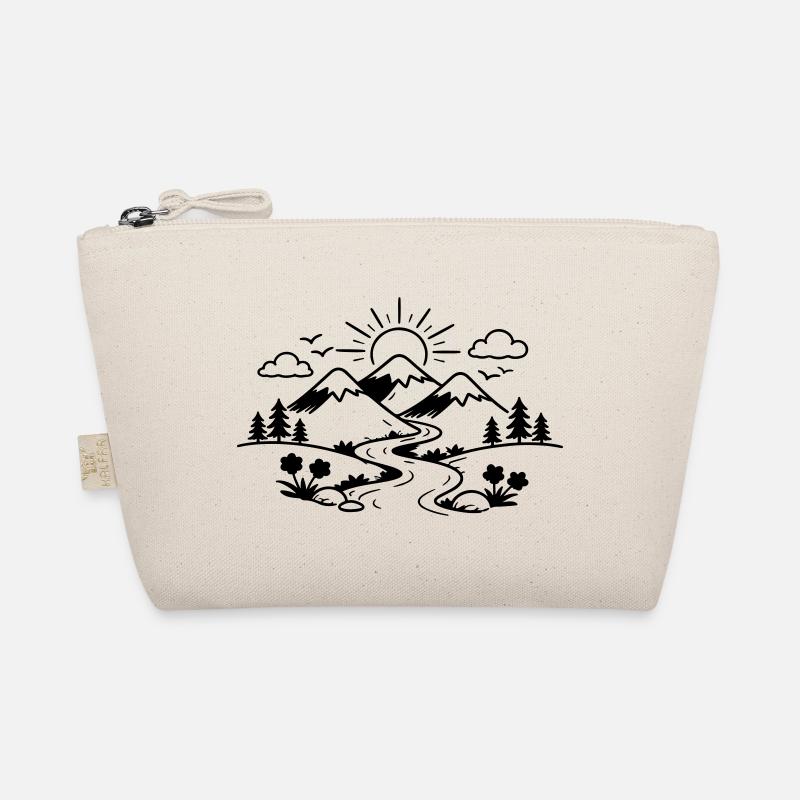 Mountains Landscape Organic Pouch