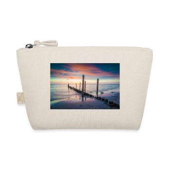 Sunrise on the Baltic Sea beach - Organic Pouch - nature - Front