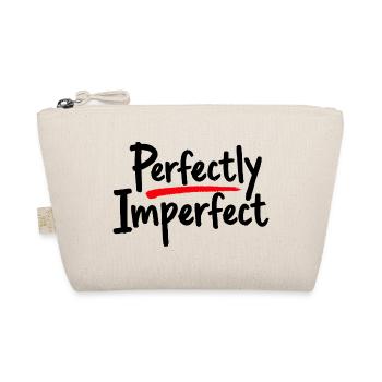 Perfectly Imperfect Statement für Selbstliebe - Bio-Täschchen - Natur - Vorne