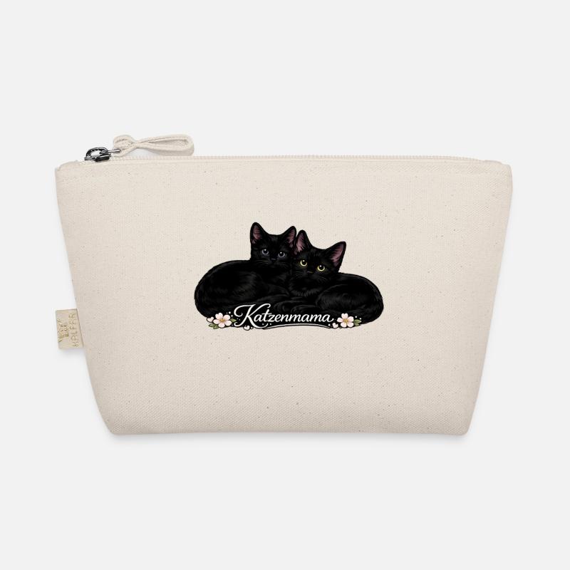 Cat Mom – Amour de chat avec des fleurs Trousse biologique
