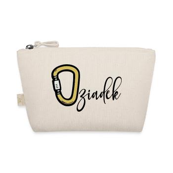 Camping climbing grandpa - Organic Pouch - nature - Front