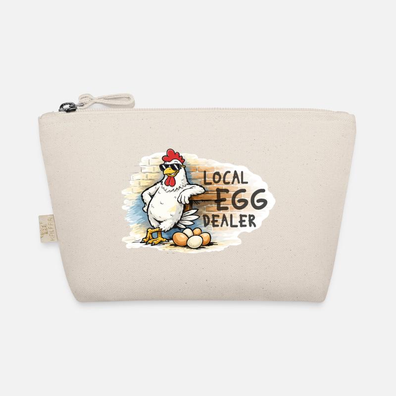 Coq espiègle – Motif drôle de ferme de poulets Trousse biologique