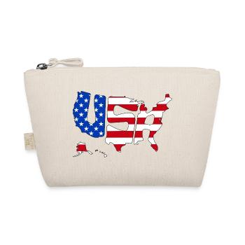 USA Lettreries America Outline Drapeau américain - Trousse biologique - nature - Devant