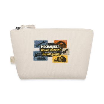 Mechanic Saying Illustration - Organic Pouch - nature - Front