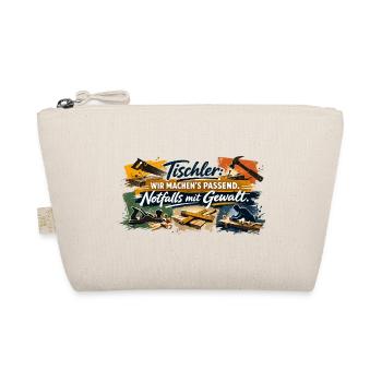 Carpenter's saying: We make it fit - Organic Pouch - nature - Front