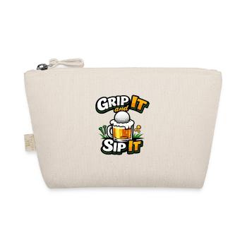 Grip It and Sip It Golf Beer - Bio-Täschchen - Natur - Vorne
