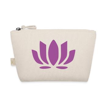 Fleur de lotus Fleur de lotus Fleur de lotus Fleur de violette Fleur de yoga - Trousse biologique - nature - Devant