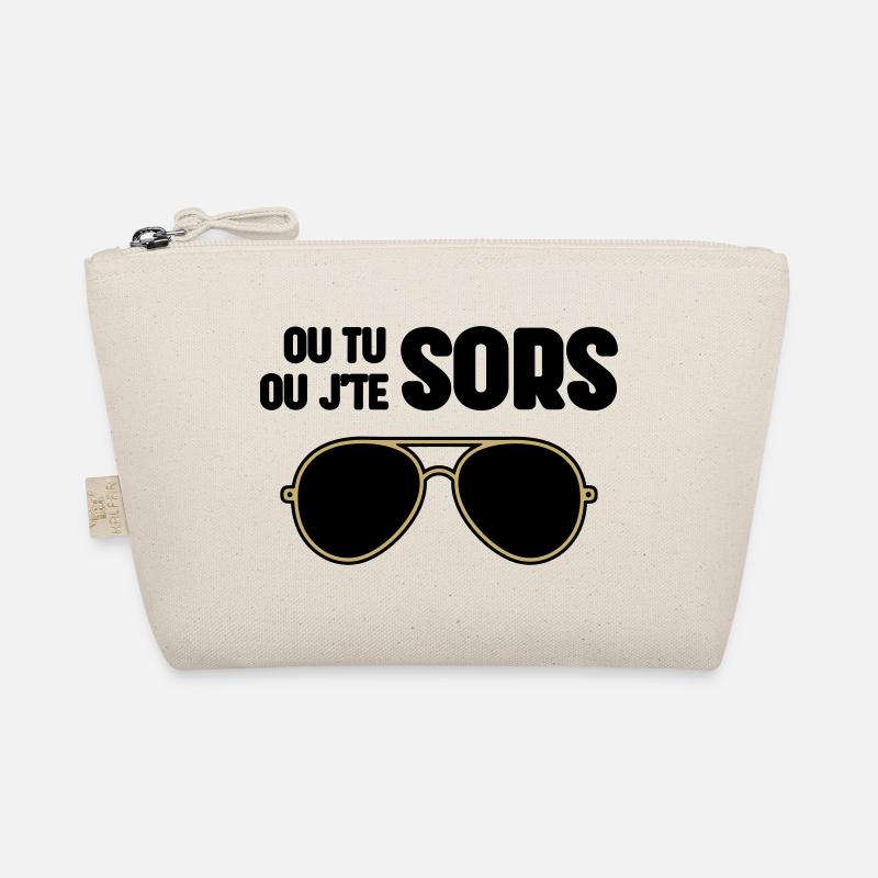 Entweder du gehst raus oder ich bin raus – Claudy Focan Bio-Täschchen