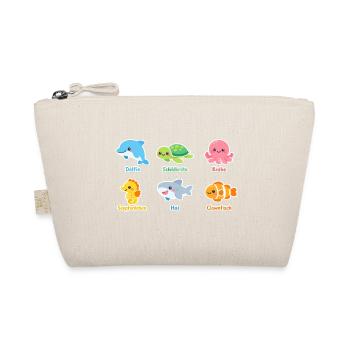 Cuddly Sea Creatures Sticker - Organic Pouch - nature - Front