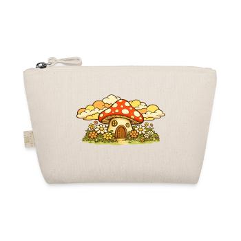 Maison de champignons dans le pays des prairies fleuries - Trousse biologique - nature - Devant