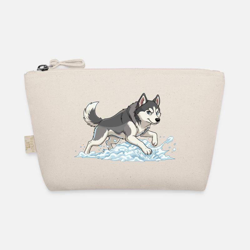 Husky Sprint in Snow Foam Organic Pouch