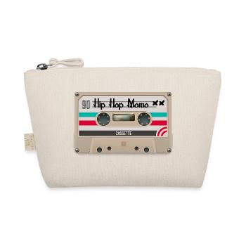 Kassetten-Hip-Hop-90er-Vibe - Bio-Täschchen - Natur - Vorne