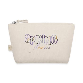 Spring Blossom Colors of Crocuses - Organic Pouch - nature - Front