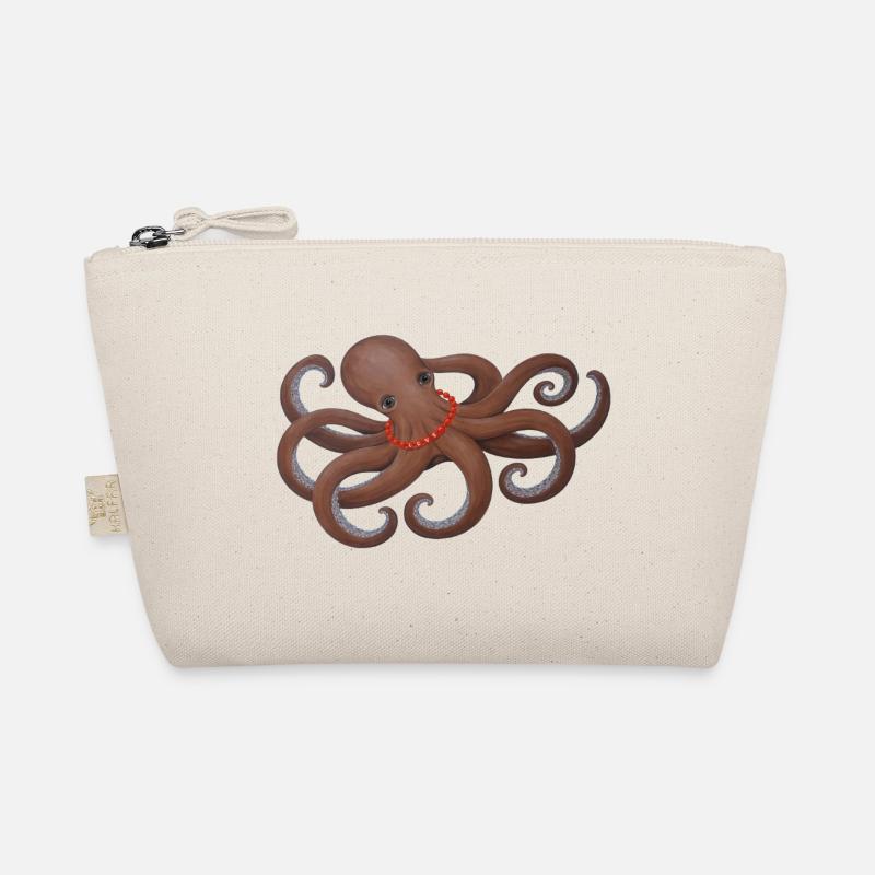 Pieuvre avec perle d’amour rouge Trousse biologique