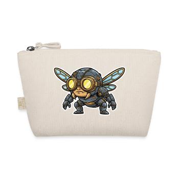 Mouche de Combat Steampunk Armure Acier et Laiton - Trousse biologique - nature - Devant