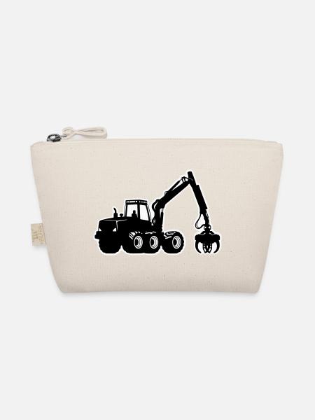 Harvester Silhouette - Organic Pouch - nature - Front